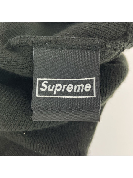 Supreme ニットキャップ NEW ERA/Sロゴ/ビーニー/黒
