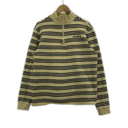 スウェット・トレーナー malbon ハーフジップ ベージュ(M)