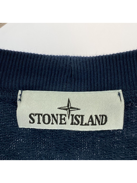 STONE ISLAND 25ss 腕章 クルーネックスウェット M ネイビー K1S156100020 S0060