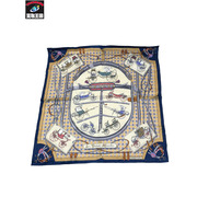 HERMES カレ70 馬車の変遷 スカーフ シルク エルメス