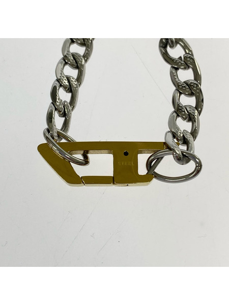 DIESEL ネックレス Dロゴ ネックレス