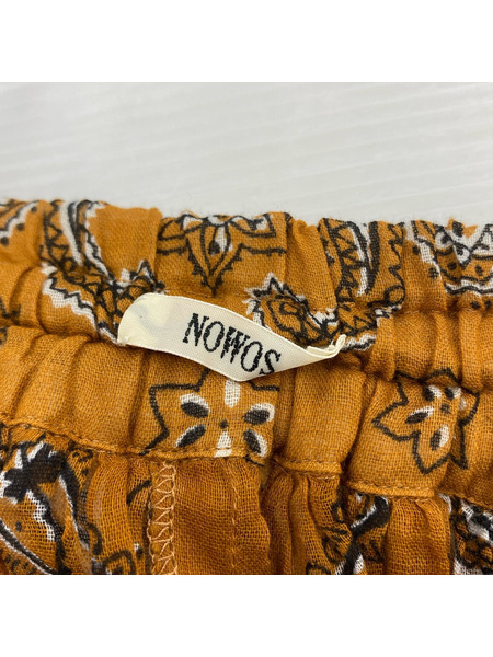 ロングスカート NOWOS バンダナプリントスカート