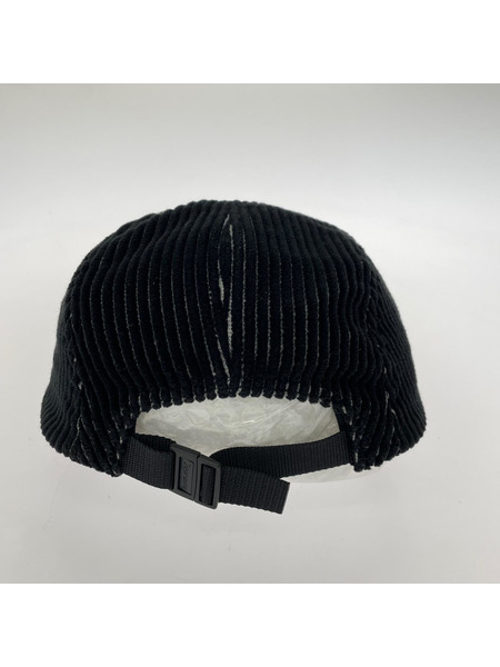 Supreme キャップ 2-tone corduroy camp cap/ブラック