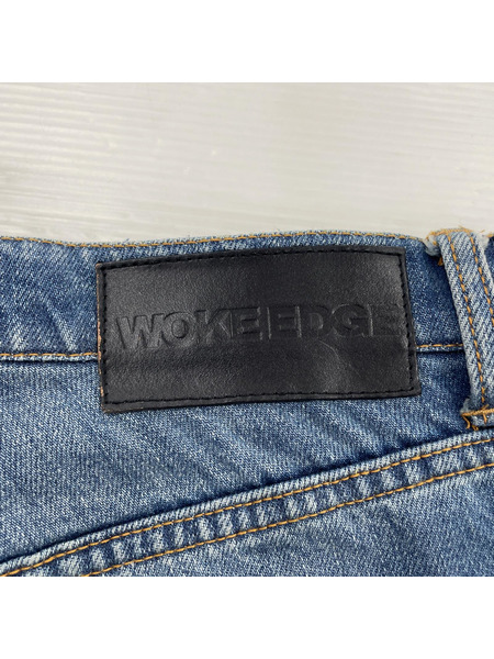 . デニム・ジーンズ WOKE EDGE パッチワーク デニム L