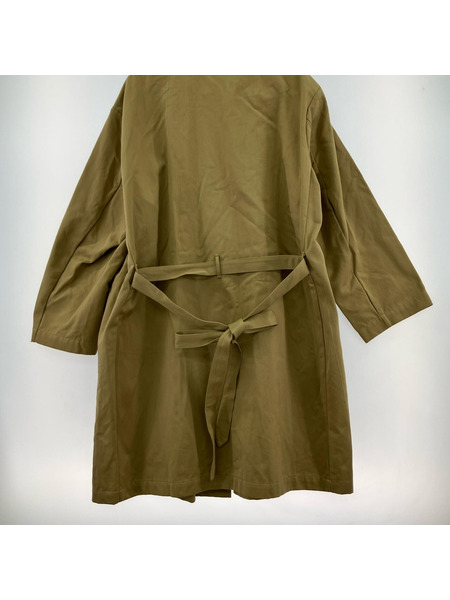 MONITALY JUTE COAT ベルテッドコート 42 ベージュ
