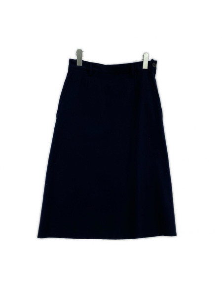 tricot COMME des GARCONS ヒザ丈スカート 90s ウールスカート NVY[値下]