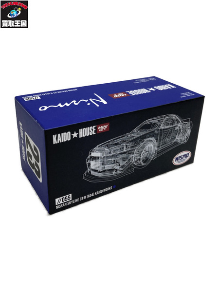 MINI GT 055 NISSAN SKYLINE GT-R R34 KAIDO WORKS[値下]