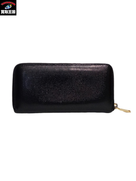 SAINT LAURENT長財布 ラウンドファスナー/340841/BLK