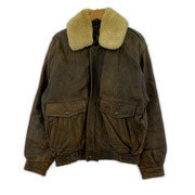 POLO RALPH LAUREN レザージャケット POLO CLUB レザーボア ブラウン