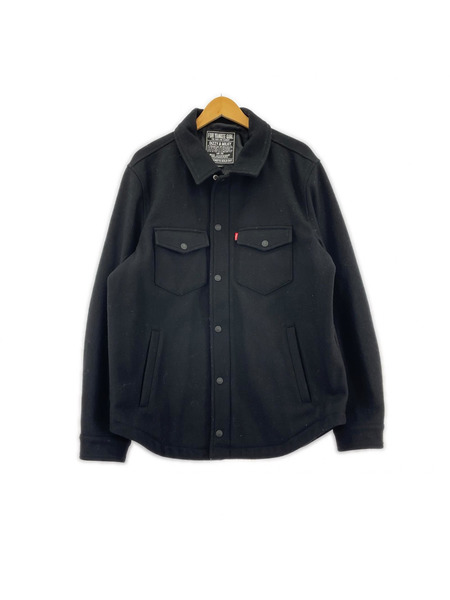 HYSTERIC GLAMOUR ジャケット 02233AB16 メルトン バックロゴ ブラック