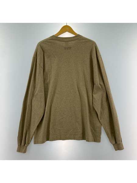 長袖Tシャツ・カットソー ends and means  茶[値下]