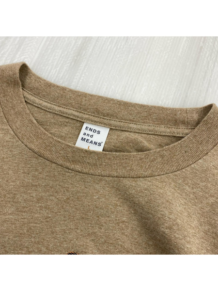 長袖Tシャツ・カットソー ends and means  茶[値下]