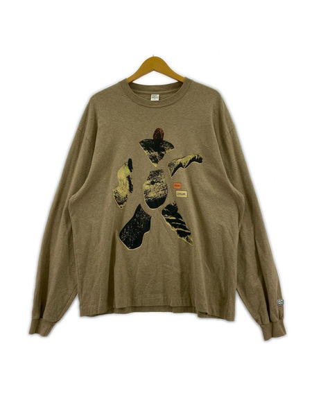 長袖Tシャツ・カットソー ends and means  茶[値下]