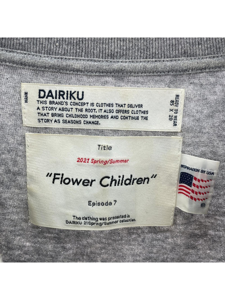 DAIRIKU 長袖Tシャツ・カットソー 21SS LOVE Vintage Long Sleeve Tee[値下]
