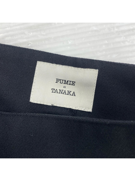 FUMIE=TANAKA パンツ タックパンツ/ブラック