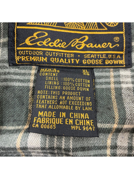OLD・VINTAGE ダウンベスト ～90S EDDIE BAUER マルチポケット XL