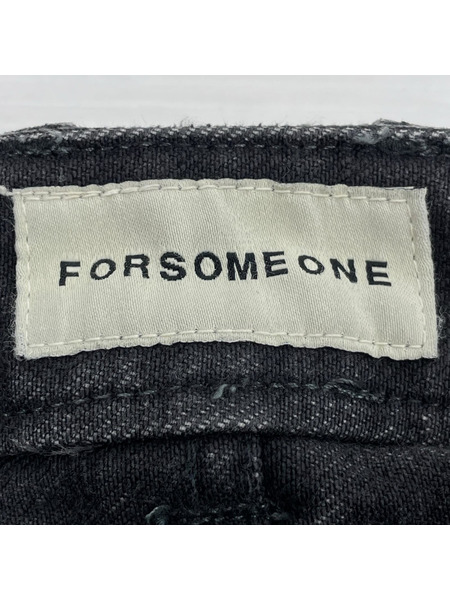 デニム・ジーンズ FORSOMEONE サイドジップデニム