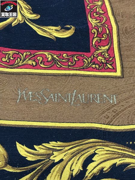 YSL  80-90s クラシック 鷲 大判スカーフ