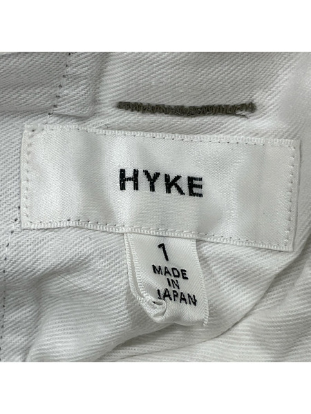 HYKE パンツ ワイドチノ