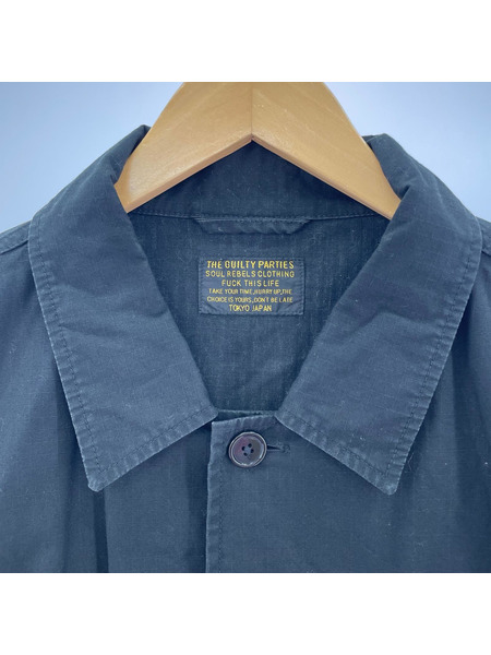 WACKO MARIA ジャケット RAT FINK ラットフィンク ミリタリーシャツ 黒