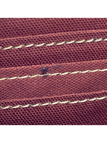 Vivienne Westwood 長財布 レザーラウンドジップ/BRN