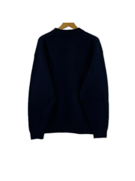 UNIVERSAL PRODUCTS 25AW FELTED MERINO WOOL CREW NECK KNIT
