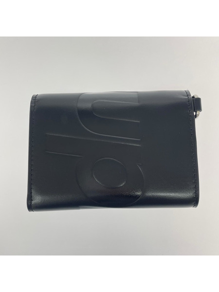 Supreme 25AW Leather Chain Wallet Black レザーウォレット 黒