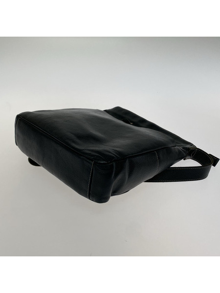 Lily ショルダーバッグ 本革/ブラック[値下]