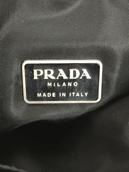 PRADA　プレート ナイロン ショルダー 黒