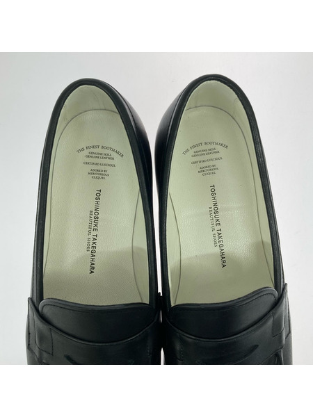 ローファー BEAUTIFUL SHOES FRENCHLOAFER ブラック 22.5㎝