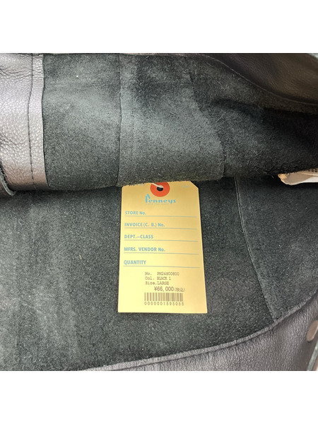 レザージャケット PENNEYS 60s Leather Tracker Jacket 黒