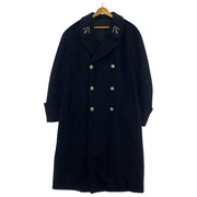OLD・VINTAGE フランス陸軍　金ボタン　ウールコート　ネイビー