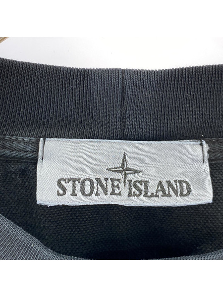 STONE ISLAND 25ss 腕章 ウォッシュド加工 クルーネック