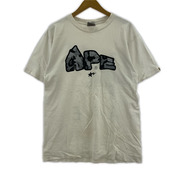 A BATHING APE 半袖Tシャツ・カットソー 90s 初期 APESTA 迷彩Tee (L)