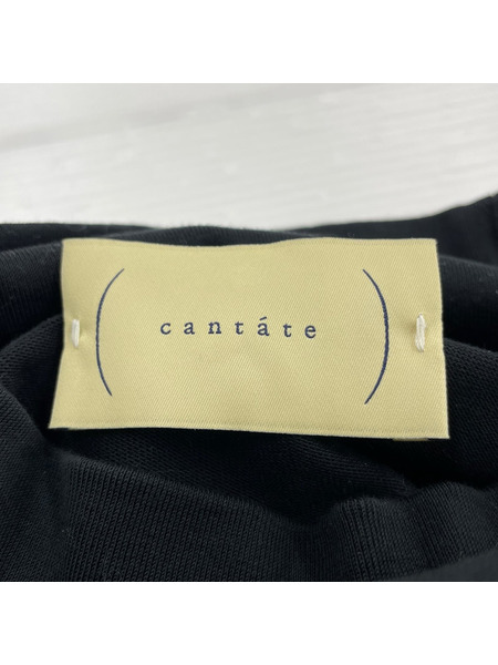 長袖Tシャツ・カットソー cantate 23AW ハイネックトップス ブラック