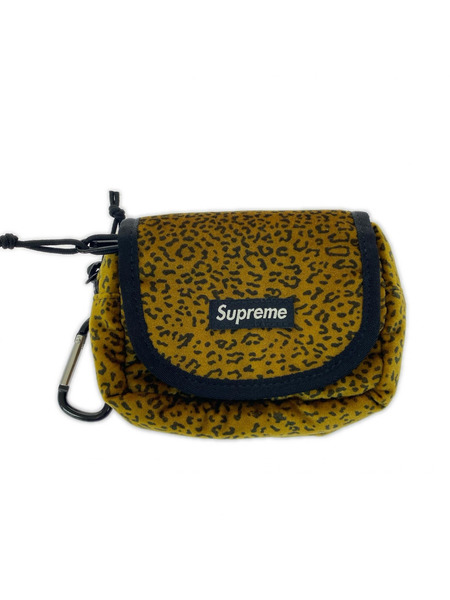 Supreme ソノ他バッグ 25AW Velvet Mini Pouch レオパード