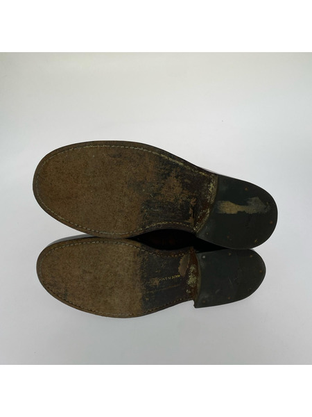 ブーツ HAWKINS ウイングチップ 茶(6 1/2)