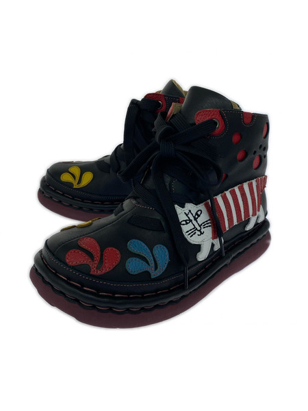 ブーツ Estacion×Lisa Larson M BLK