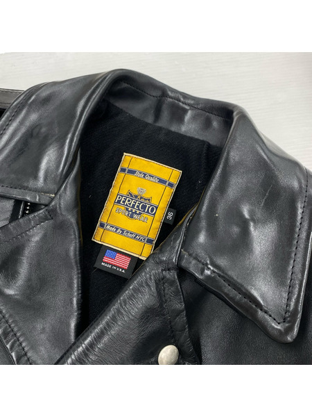 schott ライダース PERFECTO ダブル ライダース 黒 36