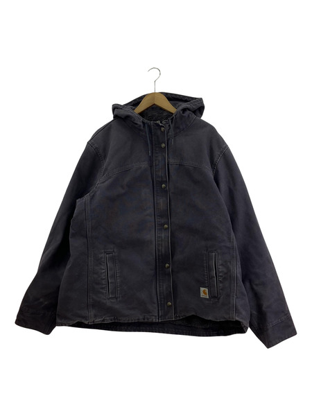 Carhartt 14806 内ボア ダックジャケット 紫 (XXL)