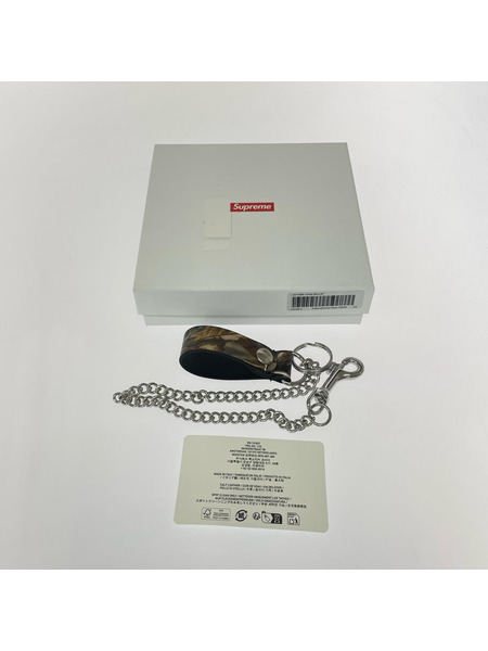 Supreme 25AW Leather Chain Wallet Realtree ハードウッズカモ[値下]