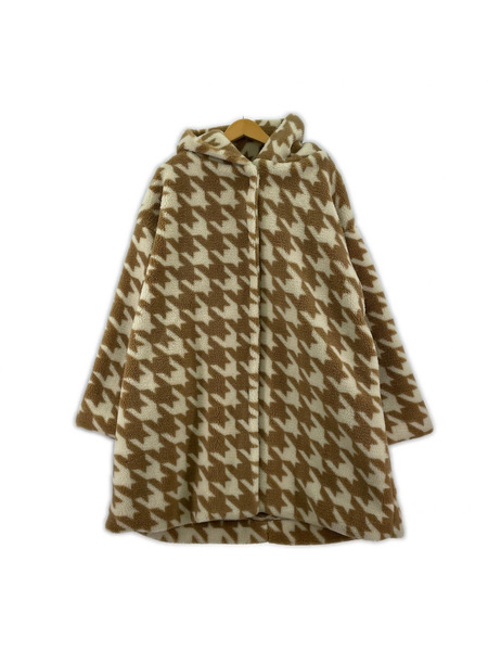 amateras ジャケット ボアジャケット/千鳥格子