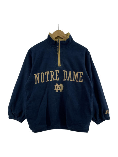 RUSSEL ATHLETIC NOTRE DAME ハーフジップスウェット 紺 (L)[値下]
