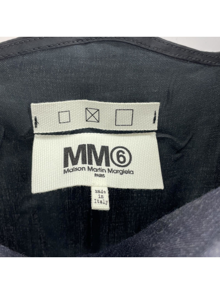 MM6 ノースリーブワンピース 14AW ノースリーブワンピース 40 ネイビー
