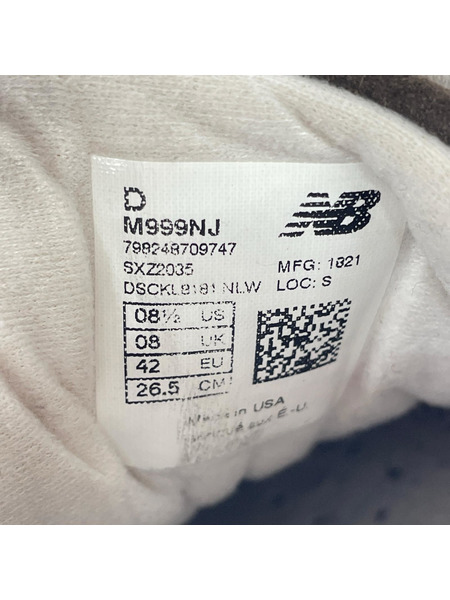 NEW BALANCE スニーカー USA製 M992NJ (26.5cm)