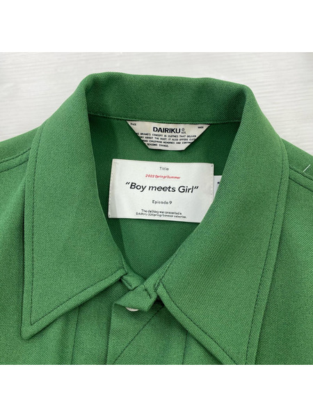 DAIRIKU ジレ・ベスト 22ss Regular Polyester グリーン （M）