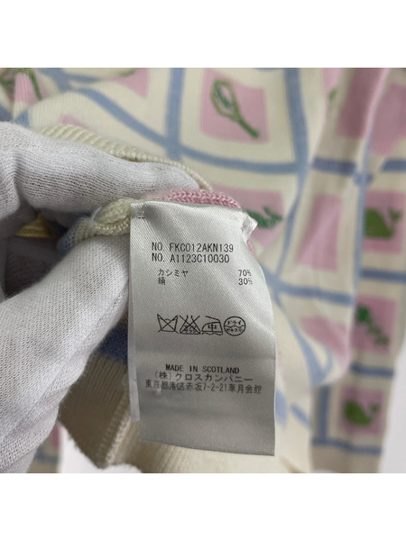 THOM BROWNE カシミヤ シルク デザインカーディガン