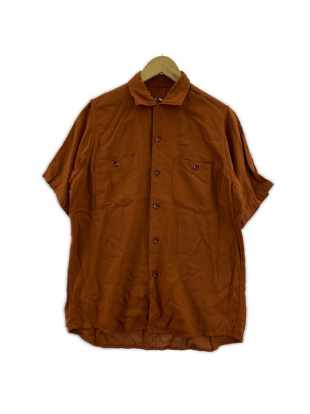 半袖シャツ King Louie 50s ボウリングシャツ 茶[値下]
