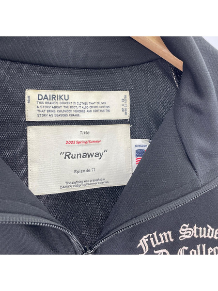 DAIRIKU ジャケット 23SS Film Students Track Jacket L BLK