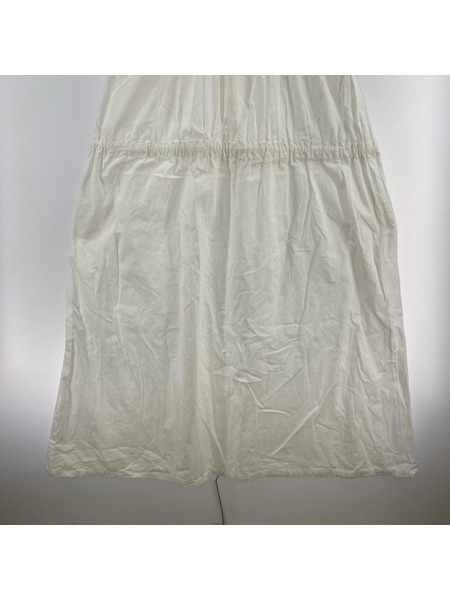 mizuiroind ノースリーブワンピース コットン 白